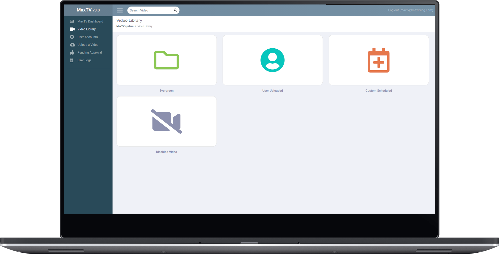 MaxLiving TV screen #3
